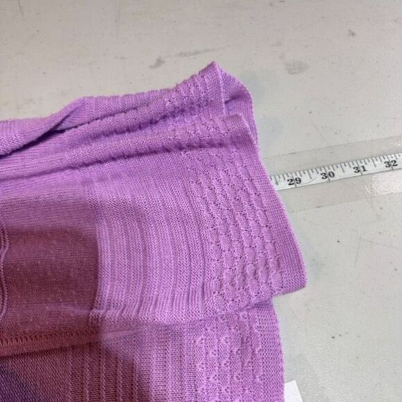 CJ Banks Women's Floral Knit Sweater Midi Dress Set 2 Piece Purple White Size 1X - Picture 15 of 15